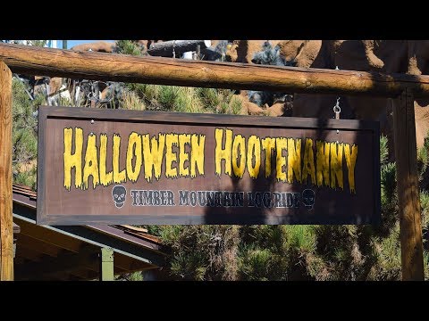 Timber Mountain Log Ride: Halloween Hootenanny | Knott's Scary Farm 2017