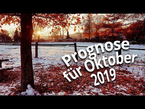Wetterprognose Oktober 2019: Erst golden und dann schon Schnee?