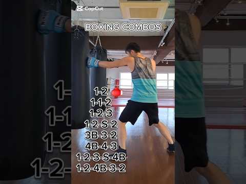 サンドバッグ打ちコンビネーションパンチ