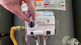 How to light the pilot on a Rheem gas water heater