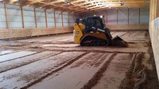 DIY Horse Barn Arena Sand Footing