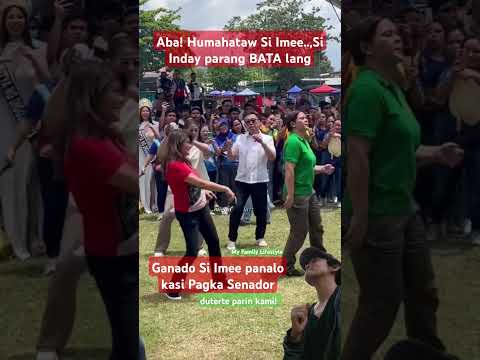 GINALINGAN NI IMEE SUMAYAW #duterte #shorts #trending #viralvideo #vpsara