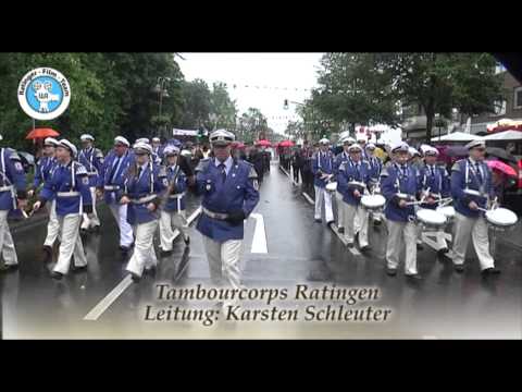 Schützenfest Lintorf 2015 - Großer Festzug im Regen