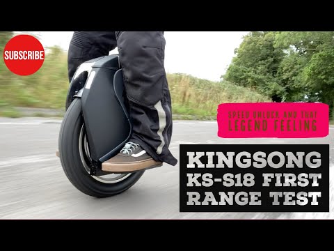 KingSong KS-S18 - First Range Test and Speed Unlock [Production Model]