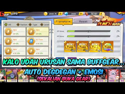 Gas Reset Buff Gear + Buka Semua Gear - DEF NGAJAK GELUD !!! - OPM The Strongest Indonesia