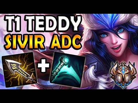 T1 Teddy SIVIR vs JHIN [ ADC ] Patch 10.16 Korea Challenger ✔️