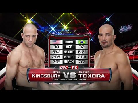 Kyle Kingsbury vs Glover Teixeira full fight
