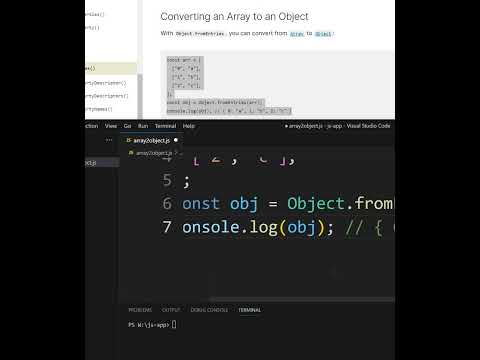 How To Convert Array To Object In Node Js Javascript