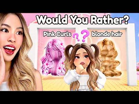 ROBLOX WOULD YOU RATHER: FASHION OUTFIT TOWER (OBBY)