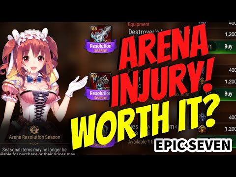 [Epic Seven] Injury Set No SCAM Plz? (Rolling Resolution Season Arena Gear!)