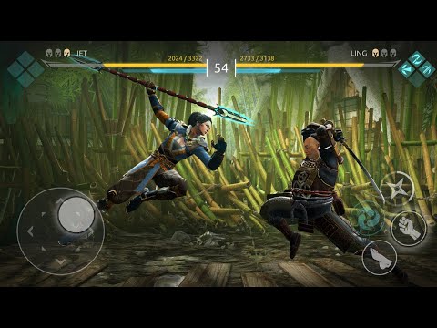 Shadow Fight 4 - Arena PvP First Battle - Gameplay (iOS, Android)