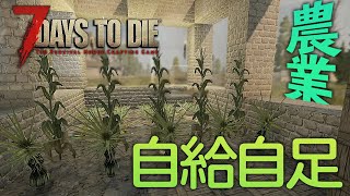 自給自足！菜園造りのために鉱石掘り？【7 Days to Die #09】