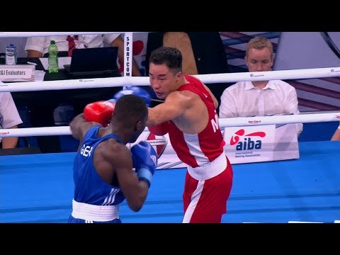 Чемпионат мира 2017 Гамбург - Tuvshinbat Byamba (MGL) vs Abass Baraou (GER) (69kg)