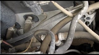 How To Get To Heater Hoses At Firewall  *Ford Windstar*
