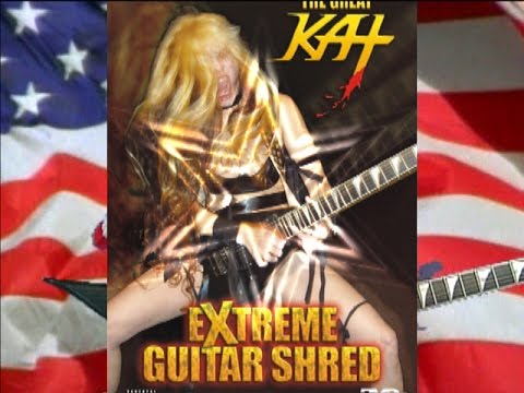 ZAPATEADO - THE GREAT KAT SHREDDER GOES PATRIOTIC in COMMERCIAL for "EXTREME GUITAR SHRED" DVD!