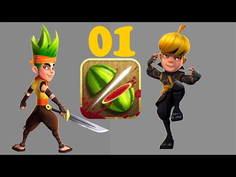 Fruit Ninja  - Gameplay Walkthrough Part 1 - Tutorial (iOS, Android)