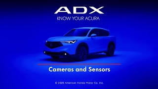 Acura 2025 ADX | Cameras and Sensors
