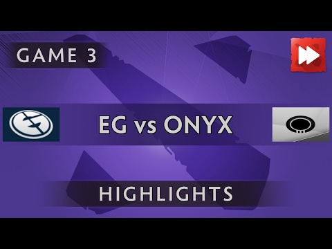 Evil Geniuses vs Team Onyx [Game 3] Captains Draft 3.0 Presented by DotaCinema & MoonduckTV
