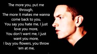 Eminem - I Love You More ( Lyrics )