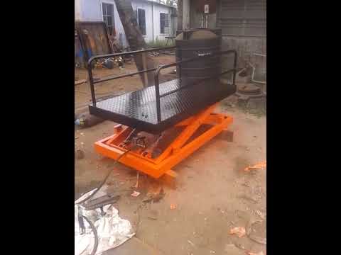 Galvanized Scissor Lift