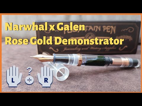 #027 Narwhal x Galen Rose Gold Demonstrator L+R - Review deutsch