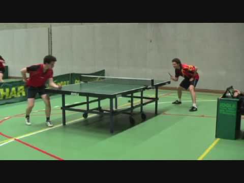 Kampioenspoule 4 apr 2009 Tafeltennis Nijmegen 1 - HTC 1