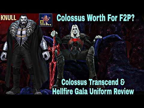 Colossus Transcend & Hellfire Gala Uniform Review | Knull Clear With Obelisk - Marvel Future Fight