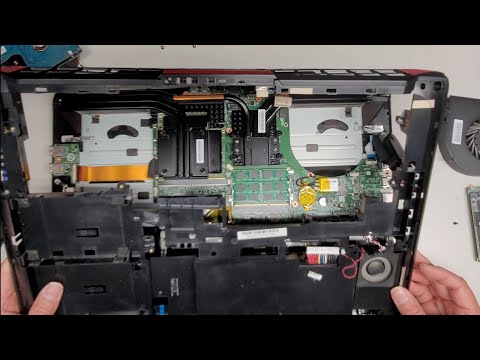 MSI Notebook PC MS-1781 GT72 2QE Dominator Pro Disassembly SSD Hard Drive Battery Replacement Repair