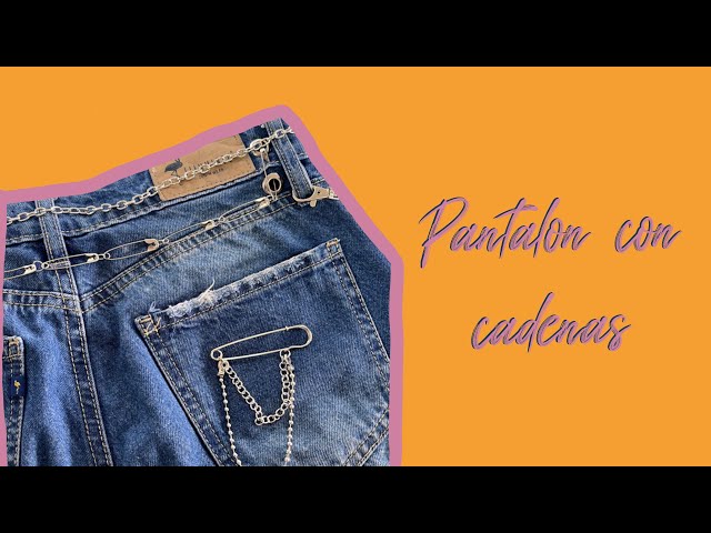 Vídeo relacionado con GOIYZTTR 2 Piezas Cadena de Pantalones de 3 Capas, Hip Hop Punk Cadena Jeans con Cierres de Langosta y Llavero para Billetera, Pantalones, Sombrero, Chaquetas, Unisex (Plata)