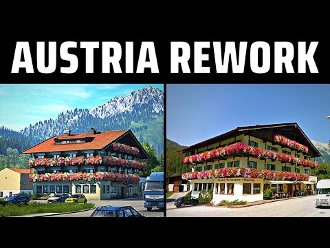 Austria Rework: Comparison with Real Life #1 | Update 1.44/1.45 | Grossglockner High Alpine Road