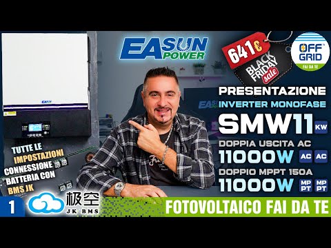 EASUN SMW 11KW Twin Inverter | Unboxing, Setup & BMS Connection
