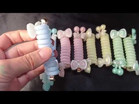 ELÁSTICO MOLINHA GRANDE LACINHO COLORIDA PARA CABELO