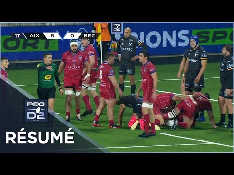 PRO D2 - Résumé Provence Rugby-AS Béziers Hérault: 32-9 - J13 - Saison 2020/2021