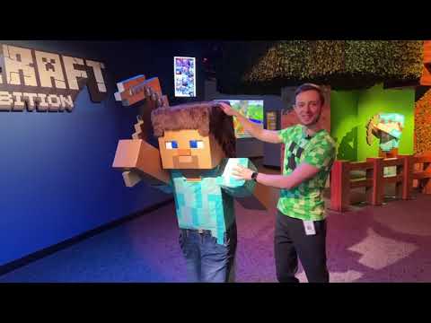 Minecraft: The Exhibition LIVE Exhibit Tour