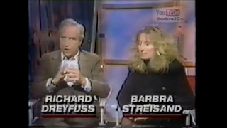 Barbra Streisand  Richard Dreyfuss  ( NUTS ) Interview.