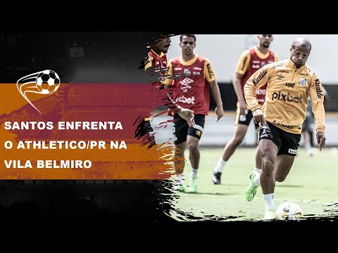 Santos enfrenta o Athletico/PR na Vila Belmiro