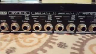 Video thumbnail for Behringer Eurorack Pro 16-Channel Input Mixer Model RX-1602 DEMO by Veliko Bekir