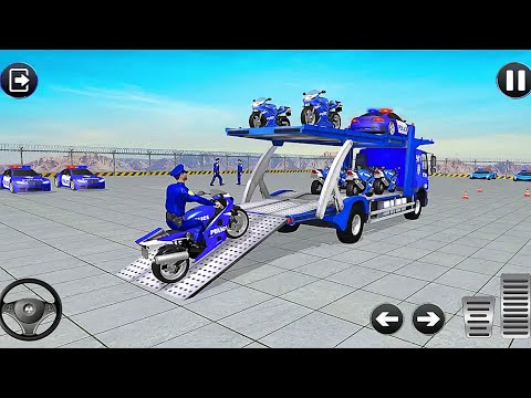 UK Offroad Police Bike Transporter: Police Transport Games - Android Gameplays