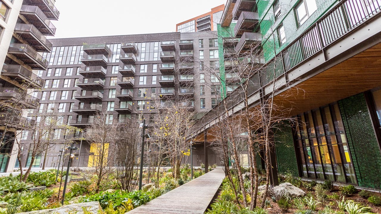 Embassy Gardens property development in Nine Elms, London