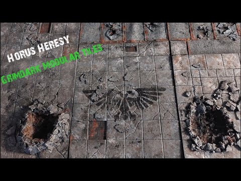 HOW TO MAKE: Horus Heresy Modular Grimdark Tiles  - Also great for Kill Team / 40K...