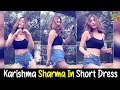 SPOTTED Glamour Karishma Sharma In Short Dress Last Night Mumbai