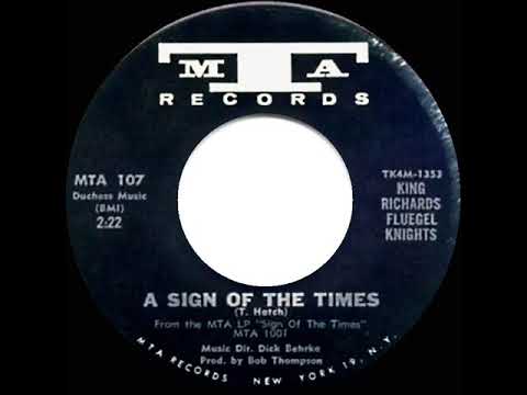 1966 King Richard’s Fluegel Knights - A Sign Of The Times (mono 45)
