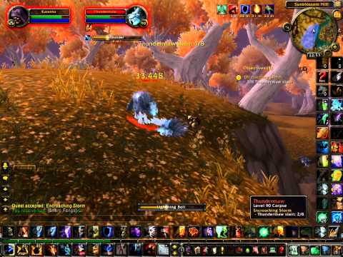 WoW MoP quest - Encroaching Storm