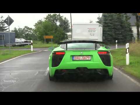 Mysterious Lexus LFA AD B shows up at the N rburgring