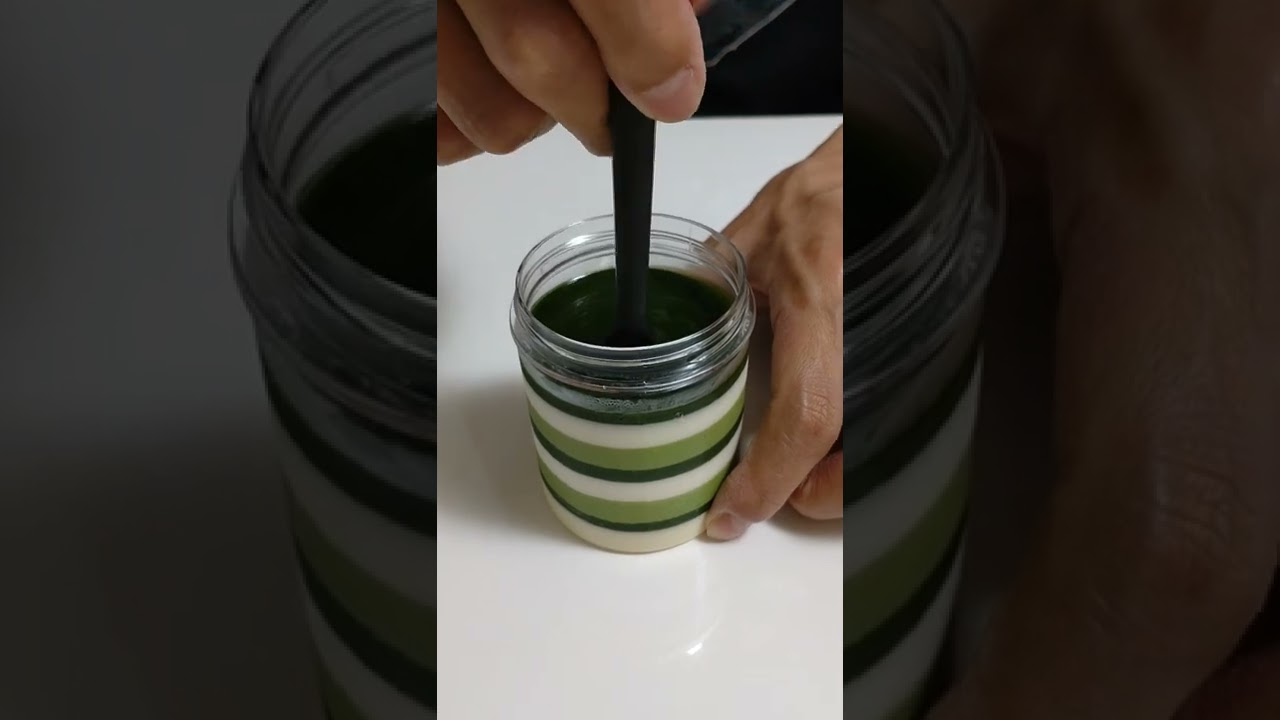 【夫婦のデザート編】抹茶の夏菓子🎐 #shorts