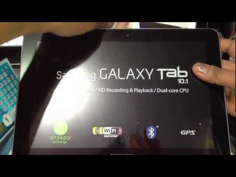 Samsung Galaxy Tab 10.1 Unboxing 16GB 3G+Wifi