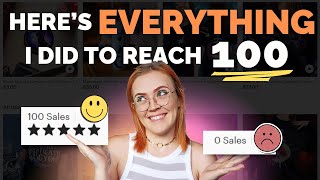 How to Get Your FIRST 100 Etsy Sales in 2024