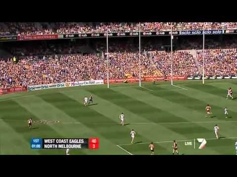 Eight big plays - West Coast v North Melbourne - AFL