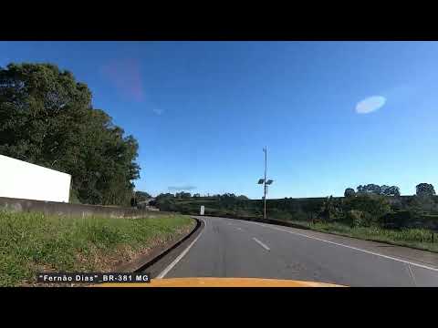 De: Ribeirão Vermelho_BR-381_Fernão Dias/Para: Naque-BR-381 MG. Vídeo 02 de 06.