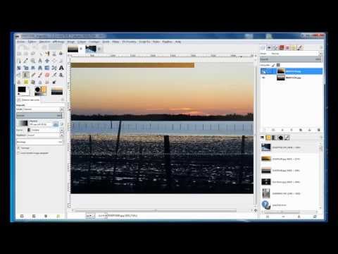 comment appliquer un dégradé avec gimp